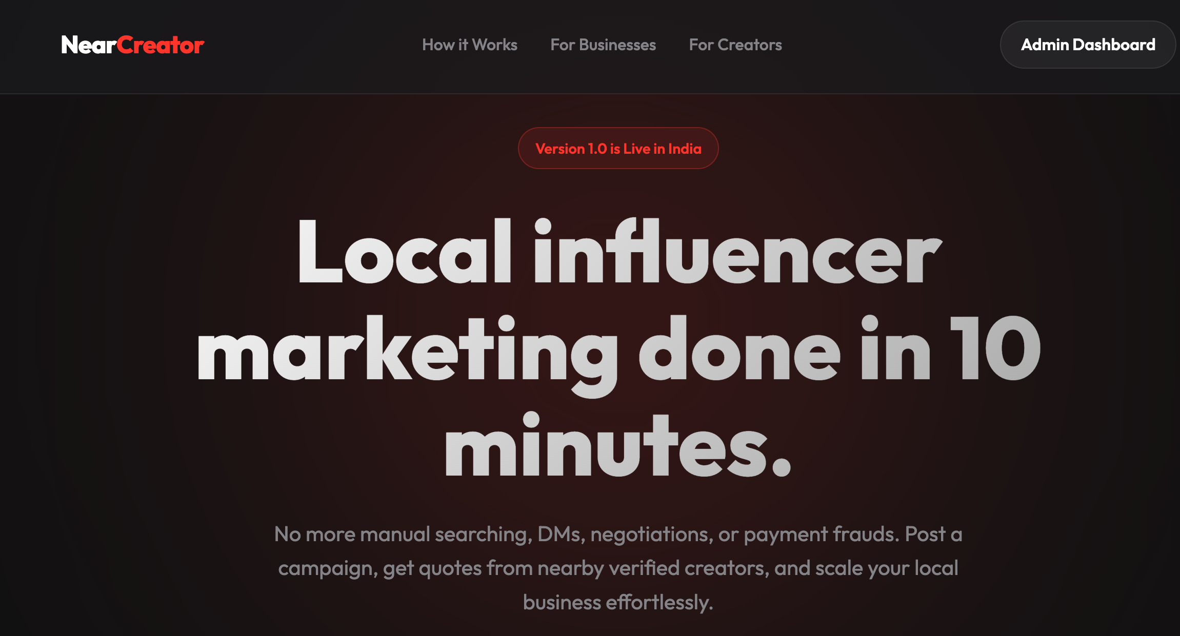 Near Creator Dashboard